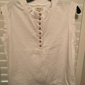 Madewell Garment-dyed muscle tee, Size XXS